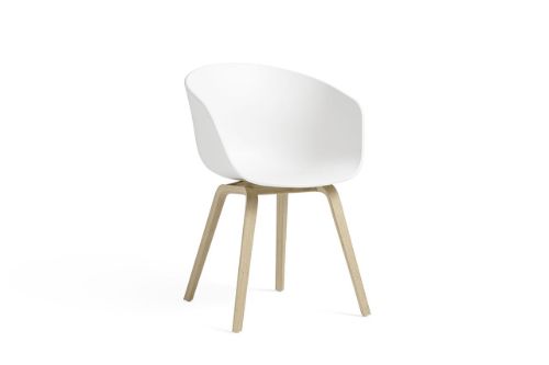 HAY AAC 22 About A Chair  - Lacquered Oak Veneer/White