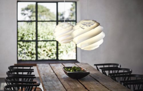 Le Klint 1313M Swirl 3 Pendelleuchte Medium Ø: 40 cm - Weiß