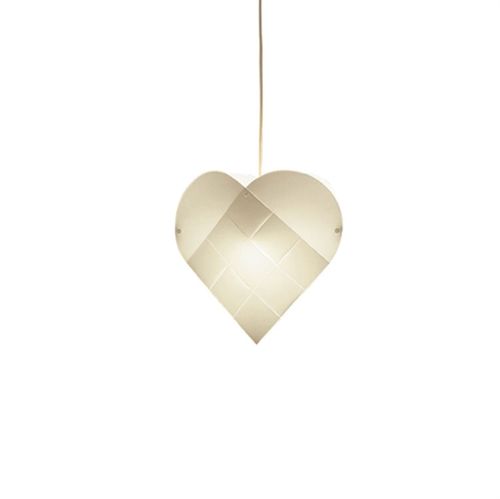 Le Klint Julehjerte XSmall H: 24 cm - Hvid 
