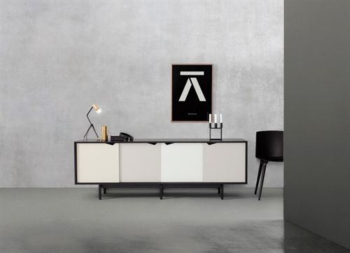 Andersen Furniture S1 Beistelltisch L: 200 cm – Schwarz gebeizte Eiche