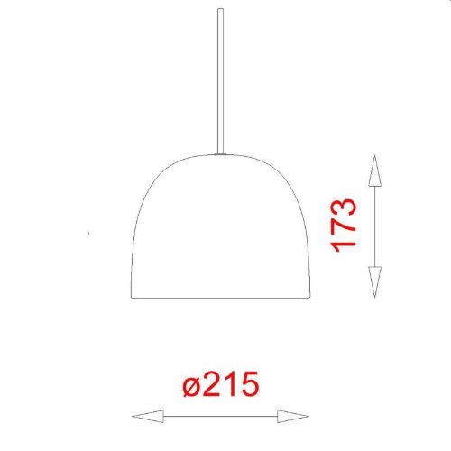 Piet Hein Super 215 Anhänger Ø: 21,5 cm – Opal/weiße Kordel