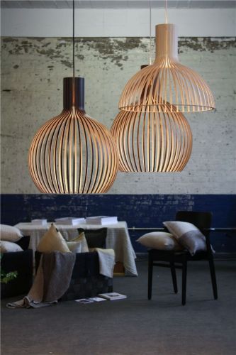 Secto Design Victo 4250 Pendelleuchte Ø: 54 cm - Birke