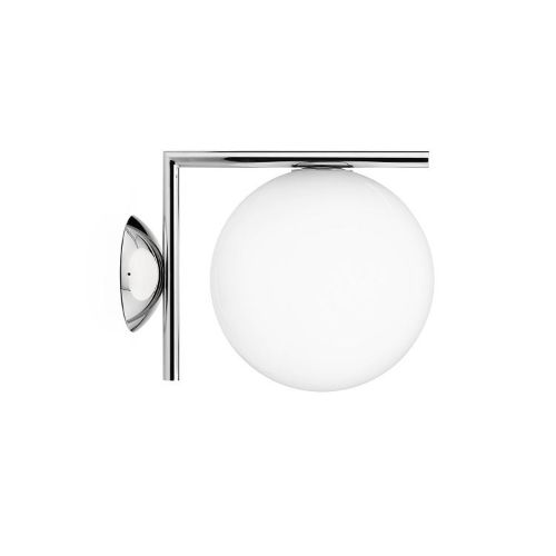 FLOS IC Lights Væglampe H: 21,6 cm - Chrome 