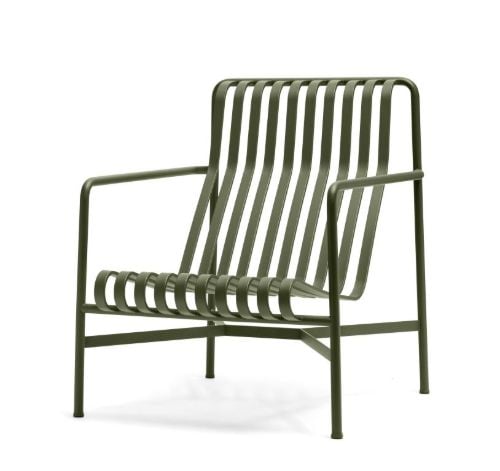 HAY Palissade Lounge Chair High  - Olive