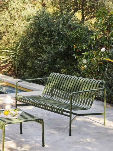 HAY Palissade Lounge Sofa L: 139 cm – Oliv