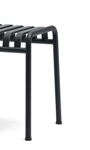 HAY Palissade Hocker H: 45 cm - Anthrazit