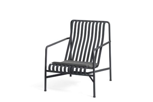 HAY Palissade Lounge Chair High & Low Seat Cushion 52,5x48 cm - Anthracite 