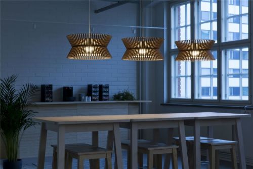 Secto Design Kontro 6000 Pendelleuchte Ø: 45 cm - Walnuss
