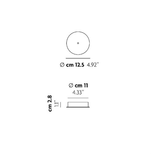 Lampefeber Canopy Til en Pendel Ø: 12 cm - White