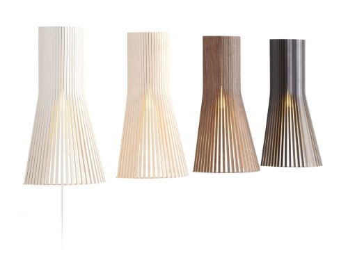 Secto Design 4231 Kleine Wandleuchte H: 45 cm - Birke