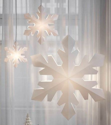 Le Klint Snowflake Medium Ø: 43 cm – Weiß