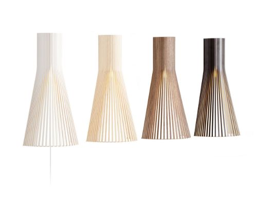 Secto Design 4230 Wandleuchte H: 60 cm - Schwarz