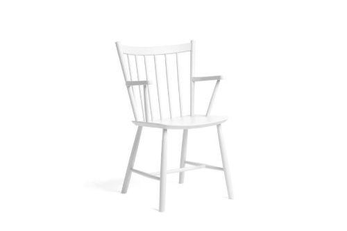 HAY Børge Mogensen J42 Arm Chair  - White Lacquered Birch