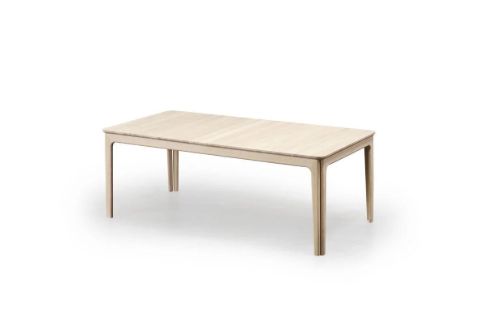 Skovby SM27 Spisebord inkl. 3 Tillægsplader 101 x 205 cm - Sæbebehandlet Eg