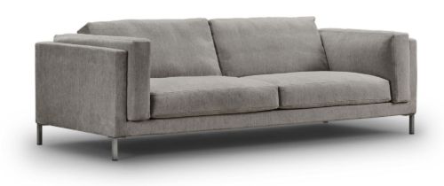 Juul 301 2,5 Pers. Sofa L: 240 cm – Tabacco 37/Edelstahl gebürstet