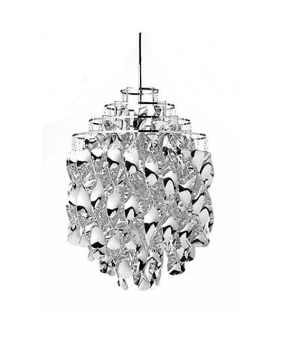 Verpan Spiral SP01 Pendant H: 65 cm - Sølv
