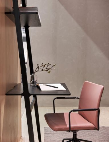 Swedese Libri Schreibtisch H: 227 cm – Weiß lackierte Esche
