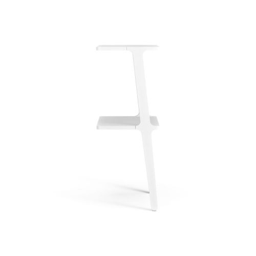 Swedese Libri Bücherregal 2 Regale H: 77 cm - Weiß lackierte Esche