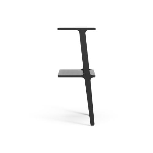 Swedese Libri Bücherregal 2 Regale H: 77 cm – Schwarz lackierte Esche
