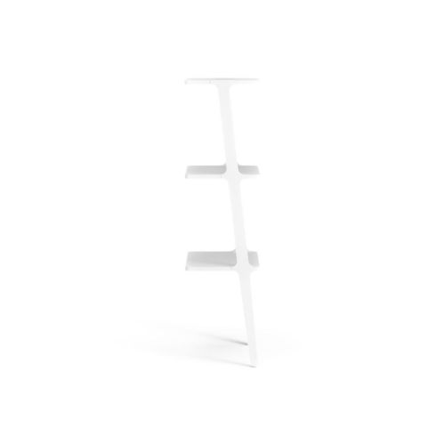 Swedese Libri Bücherregal 3 Regale H: 114 cm - Weiß lackierte Esche