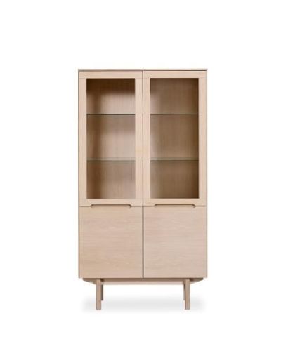 Skovby Vitrine SM307 98 x 182 cm - Naturolieret Eg