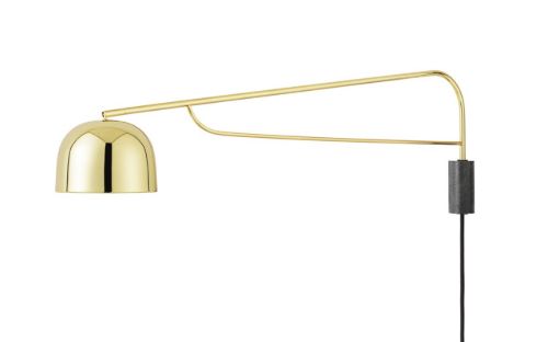 Normann Copenhagen Grant Wandleuchte 111 cm – Messing