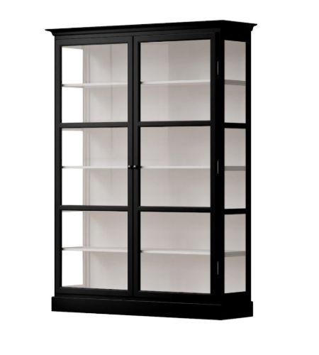 Lindebjerg Design Classic V2 Vitrine 150x210 cm - Schwarz