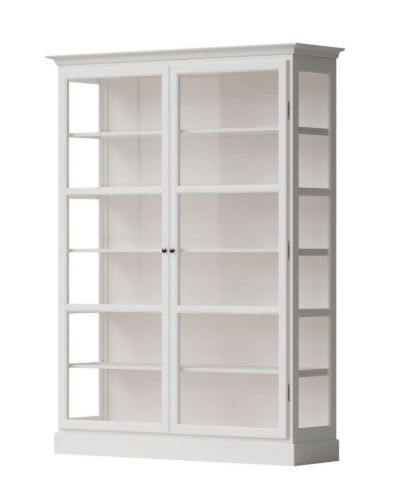 Lindebjerg Design Classic V2 Vitrine 150x210 cm - Weiß