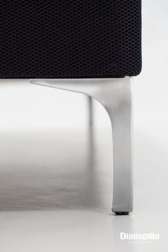Dunlopillo sengeben Vinkelben 4stk 18cm - Børstet Stål