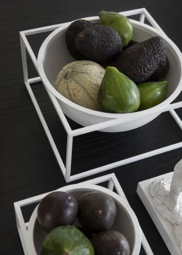 Audo Copenhagen Cube Bowl Herzstück Klein Ø: 14 cm - Weiß