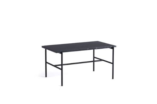 HAY Rebar Coffee Table L: 80 x B: 49 x H: 40,5 cm - Black Marble