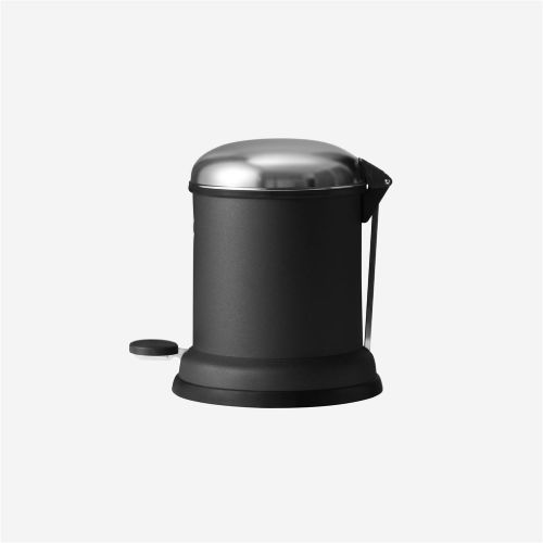 Vipp 13 Treteimer H: 35 cm 4 L - Schwarz