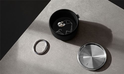 Vipp 10 Behälter Ø: 12 cm - Weiß