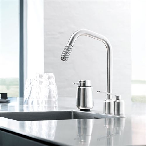 Vipp 901 Küchenarmatur H: 33 cm – Edelstahl