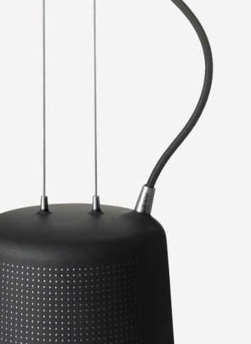 Vipp 528 Pendelleuchte Klein Ø: 16,5 cm - Schwarz
