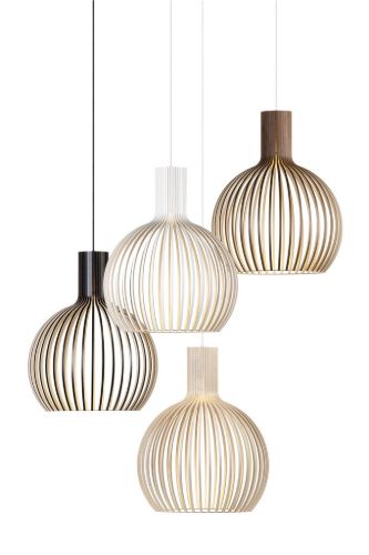 Secto Design Octo 4241 Mini-Insel: 45 cm – Birke
