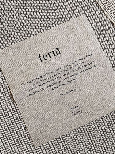 Ferm Living Ease Loop Teppich 140 x 200 cm – gebrochenes Weiß