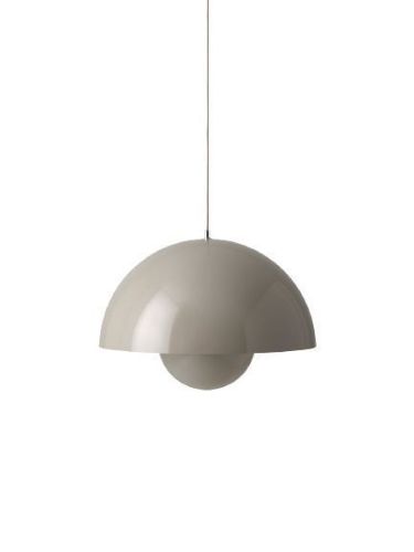 &Tradition Big Flowerpot VP2 Pendel Ø: 50 cm - Grey Beige 