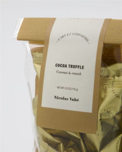 Nicolas Vahé Schokoladentrüffel 110 g – Kokosnuss und Crunch