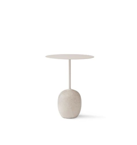 &Tradition Lato Coffee Table LN8 Ø: 40 cm - Ivory White/Round