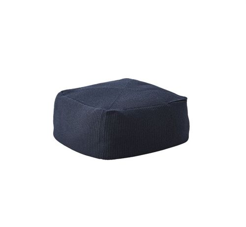Cane-line Outdoor Divine Fodskammel 55x55 cm - Mitternachtsblau