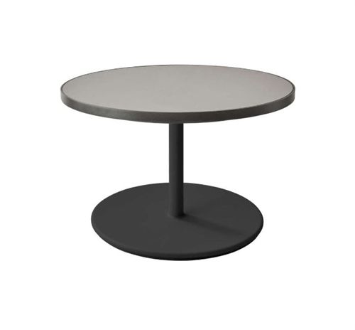 Cane-line Outdoor Go Sofabord Ø: 75 cm - Lava Grey/Light Grey
