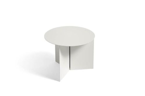 HAY Slit Table Round Side Table Ø: 45 cm - White