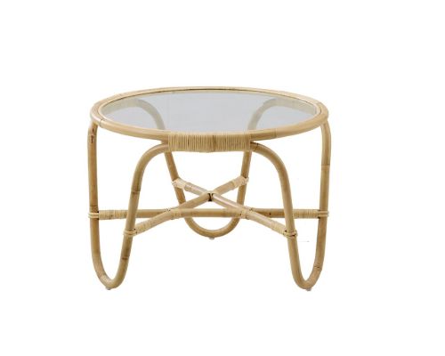 Sika-Design Charlottenborg Tisch Ø: 69 cm – Natur/Rattan