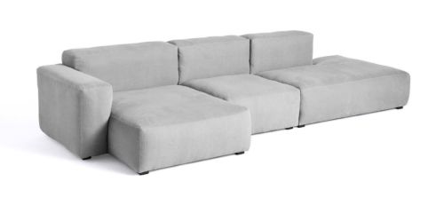 HAY Mags Soft 3-Sitzer-Kombination 4, linkes Ende, L: 331 cm – Linara 443