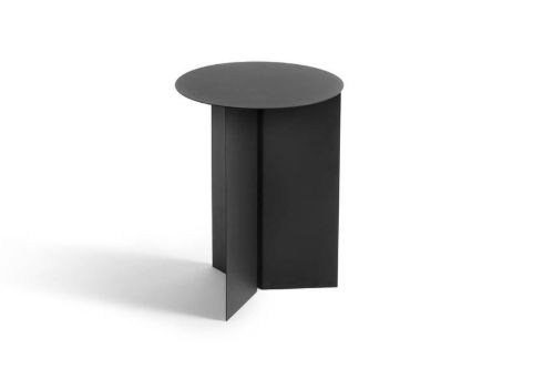 HAY Slit Table Hoch Ø: 35 cm - Schwarz
