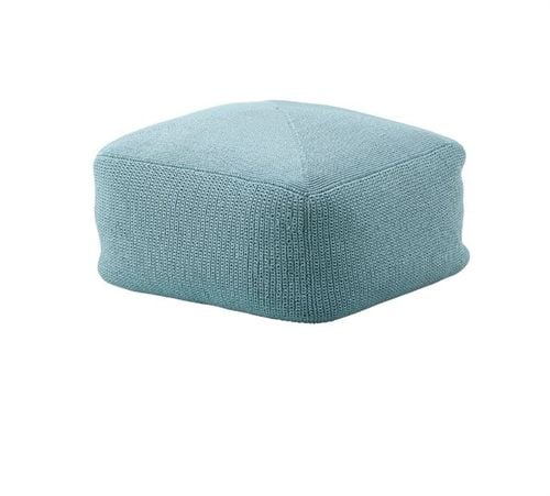 Cane-line Outdoor Divine Fodskammel 55x55 cm - Turquoise