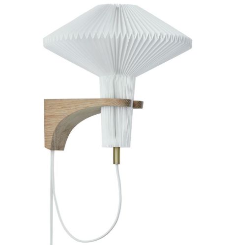 Le Klint 204 Wandleuchte The Mushroom H: 24 cm - Helle Eiche