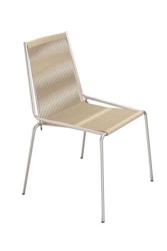 Thorup Copenhagen Noel Stuhl SH: 46 cm – Stahl/Natur