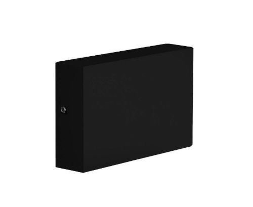 Lampefeber Flatbox Außenwandleuchte B: 11 cm - Schwarz